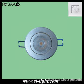 Round shape cob led downlight kit